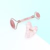 Earth Therapeutics Rose Quartz Soothing Facial Tool – Anti Aging Massage Tool – Gua Sha Tool for Face – Sculpt your Face & Increase Circulation