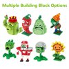 BASHERISE 1PCS Plant and Zombies Toys Action Figures Zombies PVZ Toys Set 1 2 Series Jersey Zombies Building Blocks Great Gift for Christmas, Birthday New