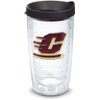 Tervis Made in USA Double Walled Central Michigan University Chippewas Insulated Tumbler Cup Keeps Drinks Cold & Hot, 16oz, Emblem