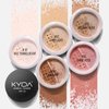 KYDA Mineral Powder, SPF 35 Translucent Shimmer Loose Setting Powder, Sheer Coverage, Weightless Oil Free Blurring Finishing Powder, with Foundation Brush, Veil Translucent