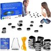 TJYAEKLTD Magnetic Chess Game, Multiplayer Strategy Magnetic Board Game with Rope, Party Travel Desktop Magnetic Strategy Game for Children and Adults, Puzzle Strategy Games for Kids and Adults