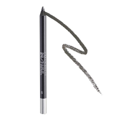 URBAN DECAY 24/7 Glide-On Waterproof Eyeliner Pencil (Uzi - Dark Gunmetal Gray Shimmer), Smudge-Proof, Transfer-proof, Long-lasting Colored Eye Liners, Hydrating Vitamin E, Cruelty-free - 0.04 oz