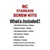 RCScrewZ Stainless Steel Screw Kit for Traxxas Rustler 4x4/VXL, Replacement for RC Car Rusted and Stripped Screws, Race Quality Upgrade, Assembled in USA for Traxxas Kit (67076-4) -tra087