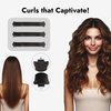 3-Rod Heatless Hair Curler for Overnight Satin Curls—No Heat Hair Rollers for Long and Short Hair Blowout styling