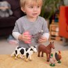 Learning Minds Set of 8 Jumbo Farm Animal Figures - Farm Animals for Toddlers Age 1-3 - Farm Toys for Toddlers 1-3 - Toy Animals for Kids Age 18 Months Plus - Animal Toys for Kids 1,2,3 Years Old
