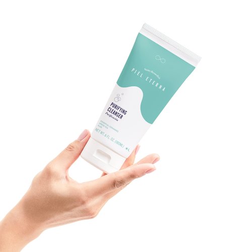 Santo Remedio, Piel Eterna, Purifying Cleanser, Removes Impurities and Provides Antioxidants, Contains Essential Ceramides, Green Tea, Aloe, Vitamin E, For All Skin Types, 6 Fl. Oz. / 180 ml