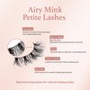 VLuxe Airy Mink False Eyelashes, 100% Real Mink Fake Eye Lash, Lightweight Superfine Clear Band for Natural Look, Classic Styles, Easy Apply & Comfort (Ethereal)