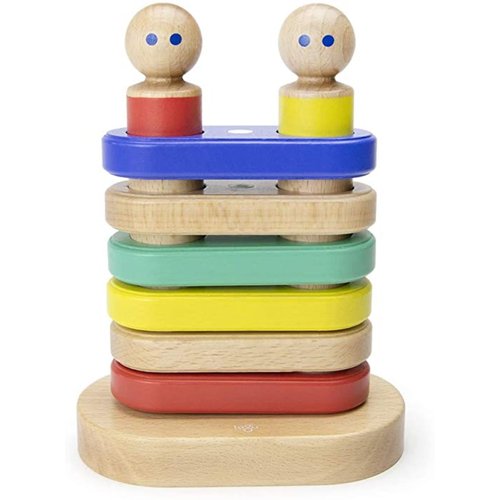 11 Piece Tegu Magnetic Floating Stacker Building Block Set, Big Top