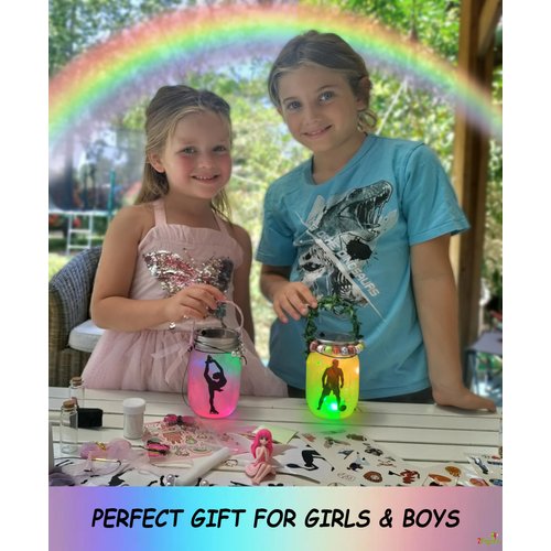 2Pepers DIY Sports Night Light Gifts for Girls Age 3 4 5 6 7 8-12, Birthday Present & Arts and Crafts Kit for Kids, Art Set Project, Gymnastics & Ballet