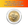 OnFireGuy 20pcs 32.7mm Direct Fit "H32" Coin Holders & Capsule Tube with Red Cap Lid for 1oz Gold Eagles | Capsules & Storage Tube for American Gold Eagles, 1oz Gold Buffalo, 1oz Gold Britannia