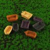 WFashion 8PCS 1/12 Mini Dollhouse Miniature Food Bread Basket Dollhouse Decoration Accessories…
