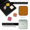 Fillwie Magnetic Single Matte Eyeshadow with Metal Pan, Long-lasting Natural Nude Color No-Makeup Look, Eyeshadow Refill, Base Eyeshadow Powder for Empty Magnetic Palette (Ivory Elegance)