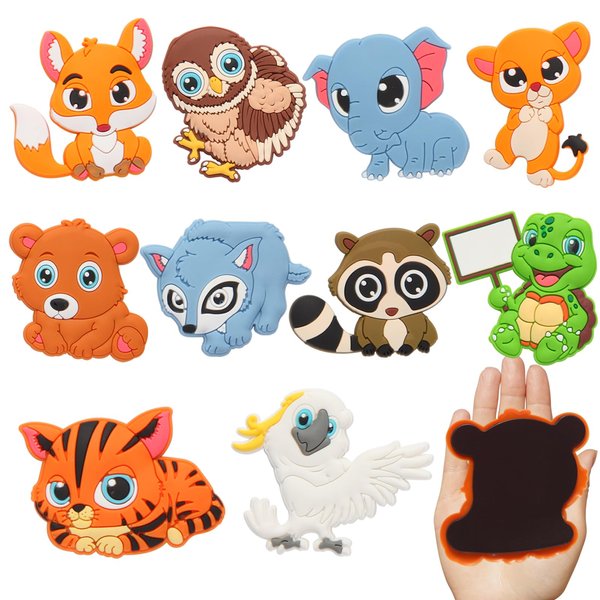 Fridge Magnets for Kids - Animals Refrigerator Magnets for Toddlers 1-3,Full Back Magnetic Safe Toddler Magnets,Kids Magnets Animals Toys