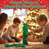 Funwares Wooden Blocks Stacking Game, Tumbling Tower and Balance Game, Family & Party Fun, Game for Kids and Adults, Ages 6+, Santa’s Christmas Tree Stack-Up, Christmas Tree Wood Blocks Stacking Game