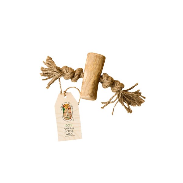 Buddy Wood Chew - Dog Chew Chump & Rope - Dog Chew Toy Pack - Chew Toys Chewing - Single (L)