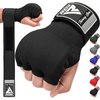 RDX Training Boxing Inner Gloves Hand Wraps MMA Fist Protector Bandages Mitts, Medium, Black