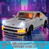 Mililier LED Light Kit for Lego 10295 Creator Expert Porsche 911 Set, Compatible with Lego 10295 Building Blocks Model(Not Include Blocks Set)