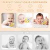Orzbow Sensory Teething Toys for Babies, Baby Montessori Toys 3-6-12-18 Months, Infant Teethers Relief Chew Toys, Silicone Baby Rattle Toys - Early Development Toy for Toddlers, BPA Free, Yellow