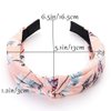 Gangel Boho Headbands Wide Floral Style Cloth Hair Bands Cute Knot Head Bands Fashion Headwear Accessory for Girls and Women(pack of 4)