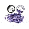 Holographic Chunky Glitter by Moon Glitter – 100% Cosmetic Glitter for Face, Body, Nails, Hair and Lips - 0.10oz - Purple