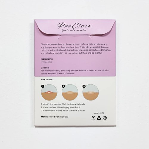 Acne patch Hydrocolloid Acne pimple patches (72) invisible covers