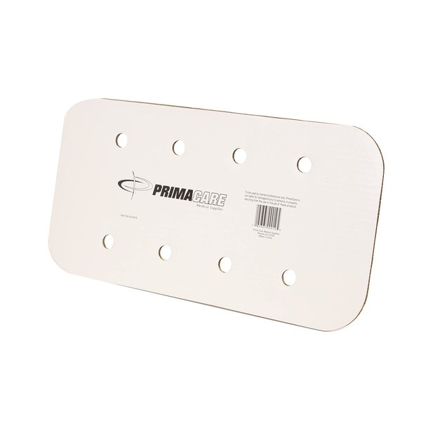 Primacare IS-5412 Padded Cardboard Splint Wrist Brace or Leg Support for Adults and Kids, Emergency First Aid Kit with Punch Holes, Radiolucent and MRI Compatible Cushioning Foam, 12"