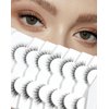 Lashes eyelashes false eyelashes cat eye lashes wispy lashes mink lashes natural lashes fake lashes fake eyelashes eye lashes 7 pairs, Frihappy lashes #Danica