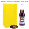KEYYOOMY Small Paper Bags Yellow Party Favor Gift Bags for Party(24CT, 9.4x 5.1x 3.1 in)