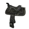 2 Inch Decorative Western Saddle Black