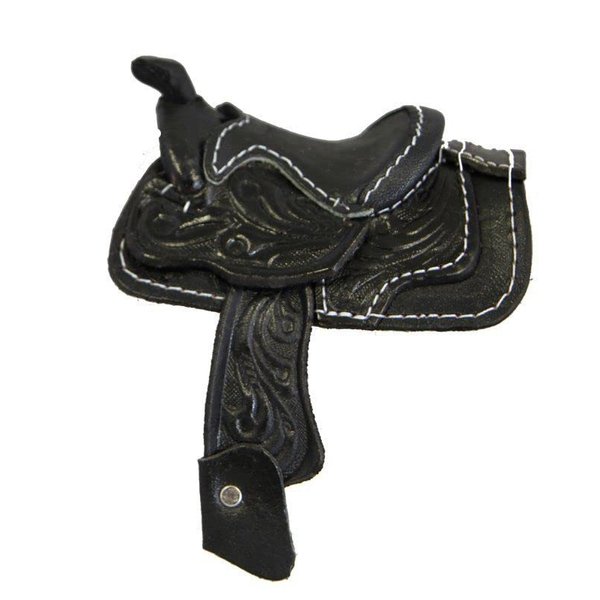 2 Inch Decorative Western Saddle Black