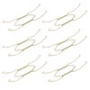KUMGROT 6pcs Plate Hangers Decorative Wire Plate Hangers Holders Wall Plate Hangers Wall Hooks for Decorative Plates Arts 8 Inch