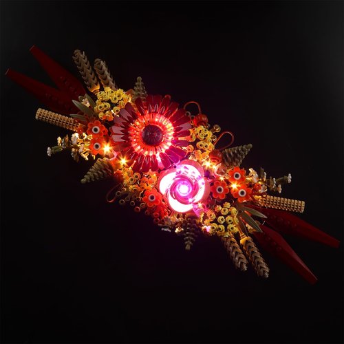 VONADO LED Light Kit Compatible with Lego Dried Flower Centerpiece 10314, DIY Lighting Compatible with Lego Botanicals (NO Lego Model,ONLY Light)