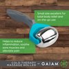 Gaiam Restore Cold Therapy Massage Roller - Easy-Glide Massage Ball Roller with Sure-Grip Handle - Muscle Massage Tool to Help with Sore Muscles, Neck, and Back Pain - Compact and Lightweight