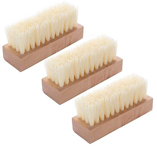3Pcs Profession Nail Brush Cleaner Wooden Hand Nail Scrub Cleaning Brush Toenail Fingernail Scrubber for Women Men Nail Art Manicure Pedicure Tool
