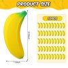 50 Pieces Banana Stress Toy Banana Toy PU Tiny Stretchy Banana Fidget Toy Banana Sensory Toy for Anxiety Relief Party Favors Adults Supply