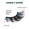 i-ENVY Fales Lashes, V-Shaped Volume Strip Lashes Dramatic Spiky Trendy Extension Soft Reusable Eye Lashes, Cat Eye Fluffy Fake Lashes (05)