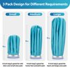 Ice Pack for Injuries Reusable: Ohuhu 3 Packs Ice Cold Packs Ice Bag Hot Water Hot & Cold Therapy Pain Relief for Knee Leg Injury No-Leak Breathable Waterproof Ice Bags 3 Sizes 6"/9"/11", Light Blue