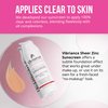 Vibriance Sheer Zinc Face Sunscreen SPF 50 - Sensitive Skin Friendly, Skin Rejuvenation, Clear Zinc Oxide Sunscreen, Face & Neck, Broad Spectrum - 1.7 fl oz (50 ml)