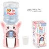 LUOZZY 2 Pcs Mini Water Dispenser Toy for Kids Simulation Animal Water Machine Toy for Kids Water Dispenser Dollhouse Toy (Rabbit Pig)