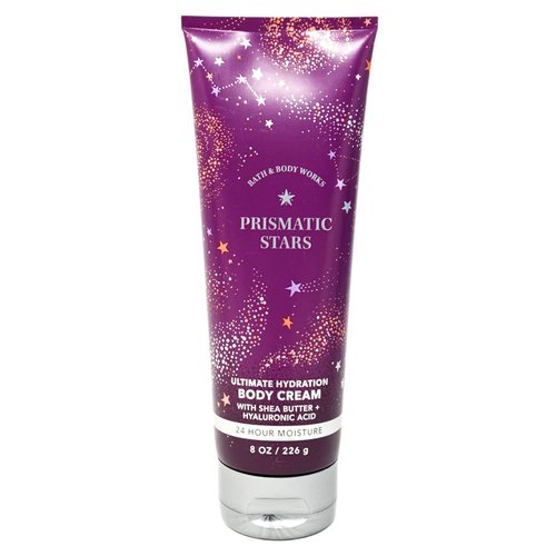 Bath & Body Works Prismatic Stars 3 Pack Body Cream Gift Set with a Cherry On Top Bar Soap - Full Size