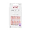 KISS, Press-On Nails, Nail glue included, clatant', Medium Size, Almond Shape, Includes 28 Nails, 2g Glue, 1 Manicure Stick, 1 Mini file