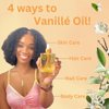 SAFA Vanillé Oil - Organic Oil for Face, Body, Hair, Nails & Aromatherapy | Vanilla Extract & Jasmine Petals - Essential Oil for Diffusers | After Shower Body Oil | Skin Moisturiser (4 Fl Oz)