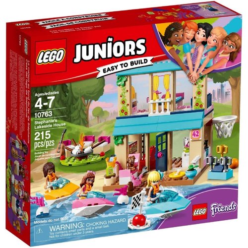 LEGO Juniors Stephanie’s Lakeside House 10763 Building Kit (215 Piece)