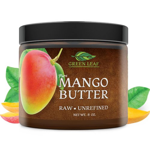 Mango Butter Raw Unrefined | Pure Ingredients | Body Moisturizer | Hydrate, Nourish &amp; Soften Your...