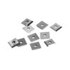 CDBP 12mm Square Carbide Inserts Cutters Knives with 4 Cutting Edge 12×12×2.2mm-35° for Replacement for Woodworking Fits Spiral Helical Planer Cutter Head 10pcs