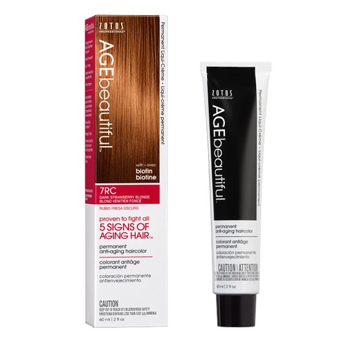 AGE beautiful Permanent Hair Color Dye Liqui Creme | 100% Gray Coverage | Anti-Aging Haircolor | ...