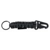 Paracord Planet Handwoven Paracord Keychain with Carabiner and Bottle Opener - 2 Pack (Black)