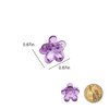 Small Claw Hair Clips for Women Girls - Mini Flower Hair Clips Tiny Claw Clips for Thin Hair Strong Hold Cute Jaw Clip Nonslip Hair Styling Accessories