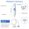 Oral Hygiene Accessories Standard Water Hose Plastic Handle with Water Flosser Replacement Jet Tip, Compatible with Waterpik Oral Irrigator WP-100 WP-300 WP-660 WP-900 (4 Pieces)