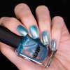ILNP Flashing Lights - Vivid Teal Magnetic Shimmer Nail Polish